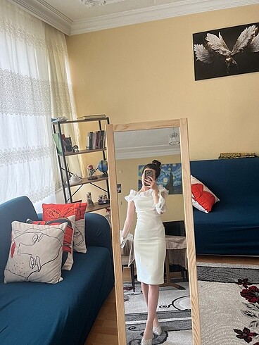 s Beden beyaz Renk Söz elbise