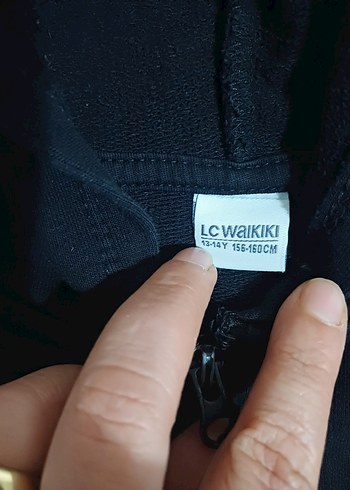 siyah lcw swet 12-13 yaş - Görsel 2