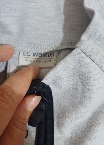 12-13 yaş gri swet cok temiz - Görsel 4