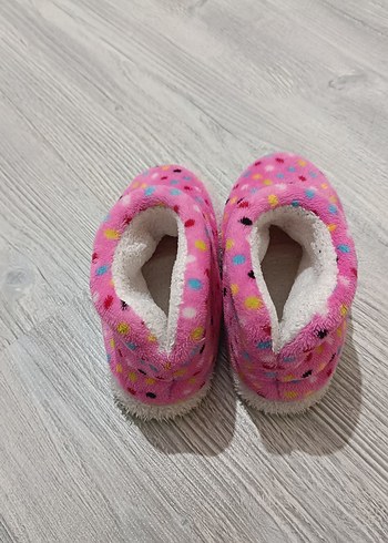 Kız Çocuk Pembe Panduf ayakkabı - Görsel 2