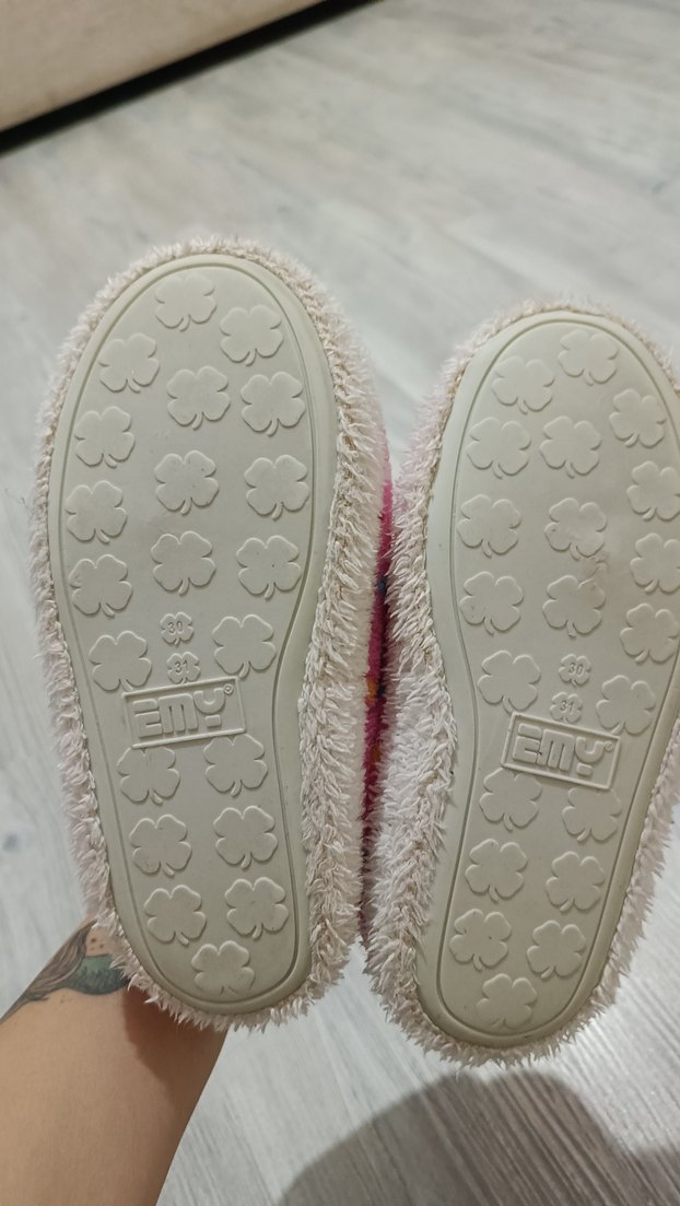 Kız Çocuk Pembe Panduf ayakkabı - Görsel 3