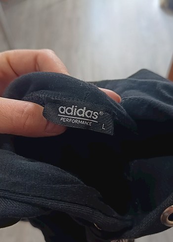 Adidas Siyah Kapüşonlu Erkek Sweatshirt - Görsel 2