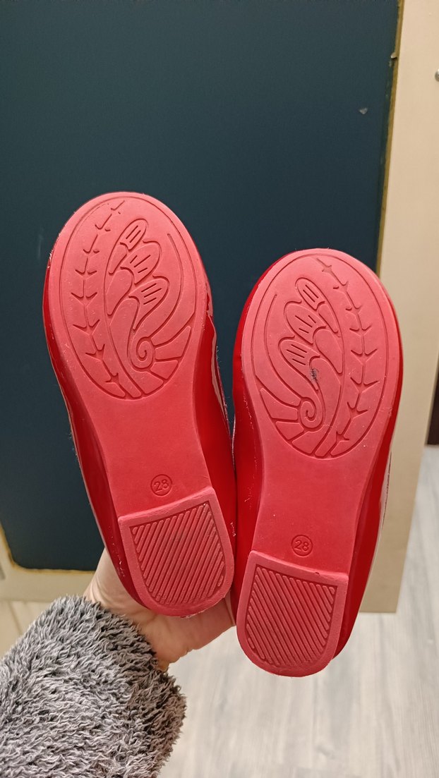 Kırmızı Kız Çocuk Babet Ayakkabı - Görsel 3