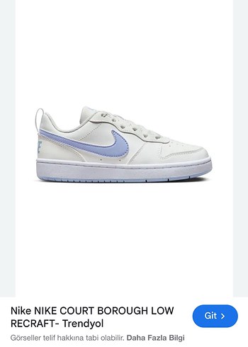 Nike Court Borough Low Beyaz Spor Ayakkabı