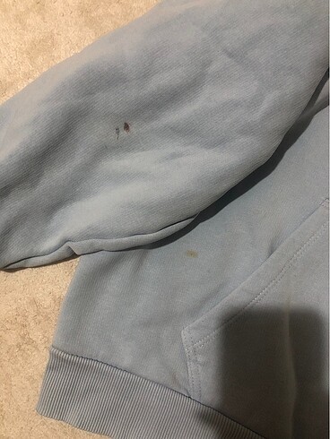s Beden mavi Renk Orijinal oversize uzun mavi sweatshirt