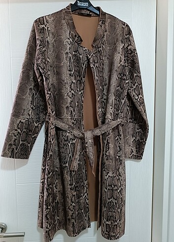 42 Beden kahverengi Renk #Onfashion #Trençkot