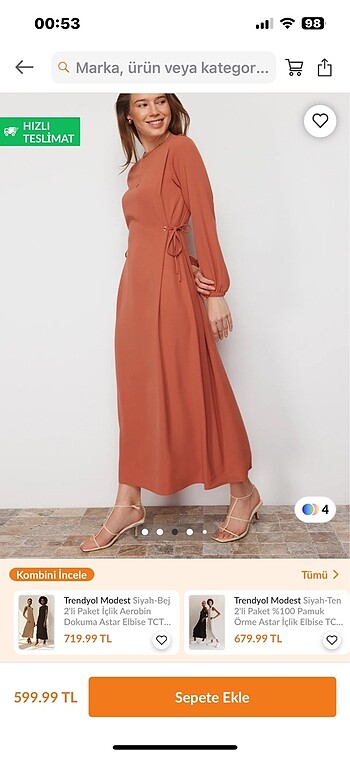 Trendyol & Milla Trendyol modest elbise