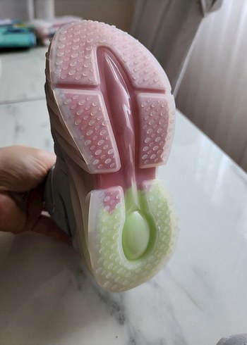 Kız Çocuk Gri Bağcıklı Spor Ayakkabı, bot Vicco Marka - Görsel 7