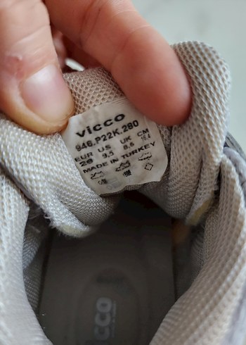 Kız Çocuk Gri Bağcıklı Spor Ayakkabı, bot Vicco Marka - Görsel 6