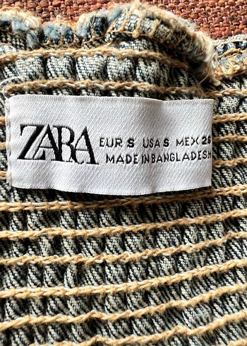 Zara Trf Denim Bluz - Görsel 4