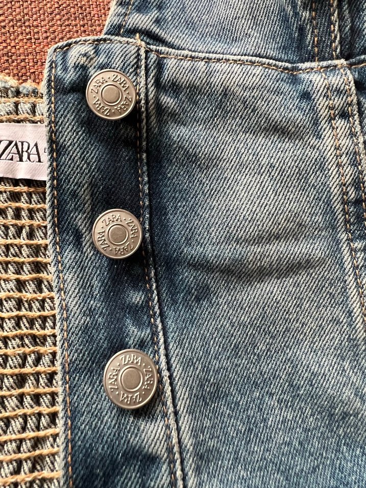 Zara Trf Denim Bluz - Görsel 5