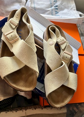 Birkenstock Süet Sandalet - Görsel 2