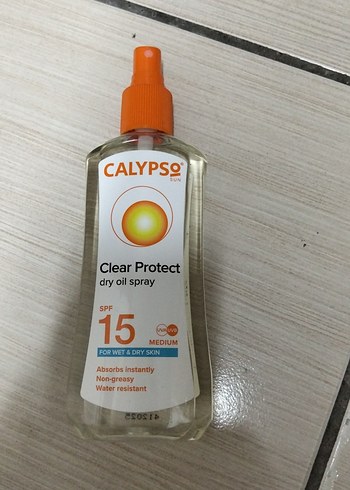 Calypso SPF 15 Orta Koruma Kuru Yağ Spreyi