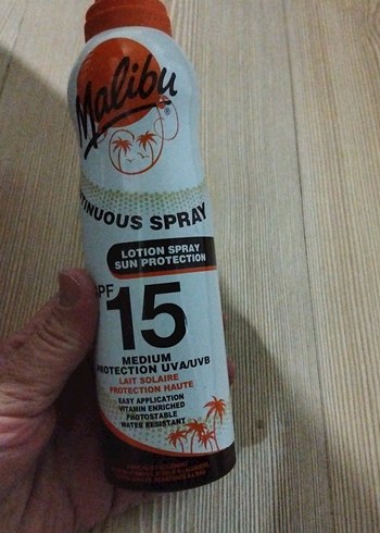 Malibu SPF 15 Orta Koruma Güneş Spreyi - Görsel 2