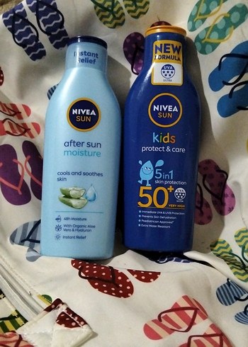 Nivea Sun Kids SPF 50 ve After Sun Nemlendirici - Görsel 2