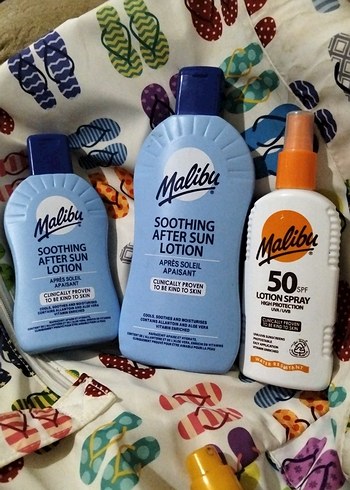 Malibu Güneş Sonrası Rahatlatıcı Losyon ve SPF 50 Sprey - Görsel 2
