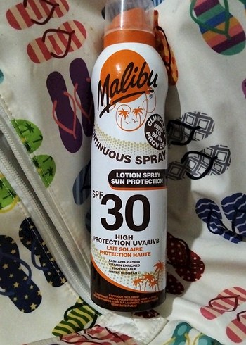 Malibu SPF 30 Yüksek Koruma Güneş Spreyi - Görsel 2