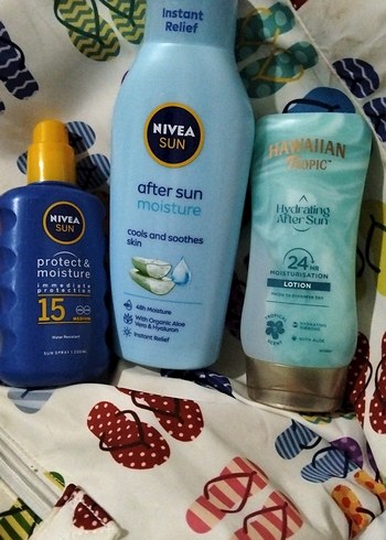 Nivea ve Hawaiian Tropic Güneş Sonrası Bakım Seti - Görsel 2