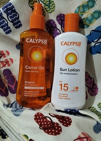 Calypso Havuç Yağı ve Güneş Losyonu SPF 15 - Görsel 2