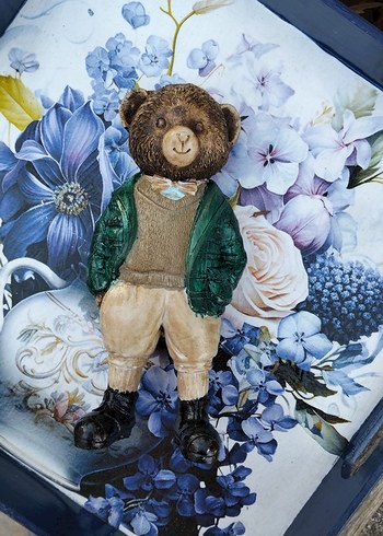 Koyu Kahverengi Ayı Figürü - Görsel 6