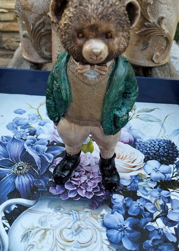 Koyu Kahverengi Ayı Figürü - Görsel 2