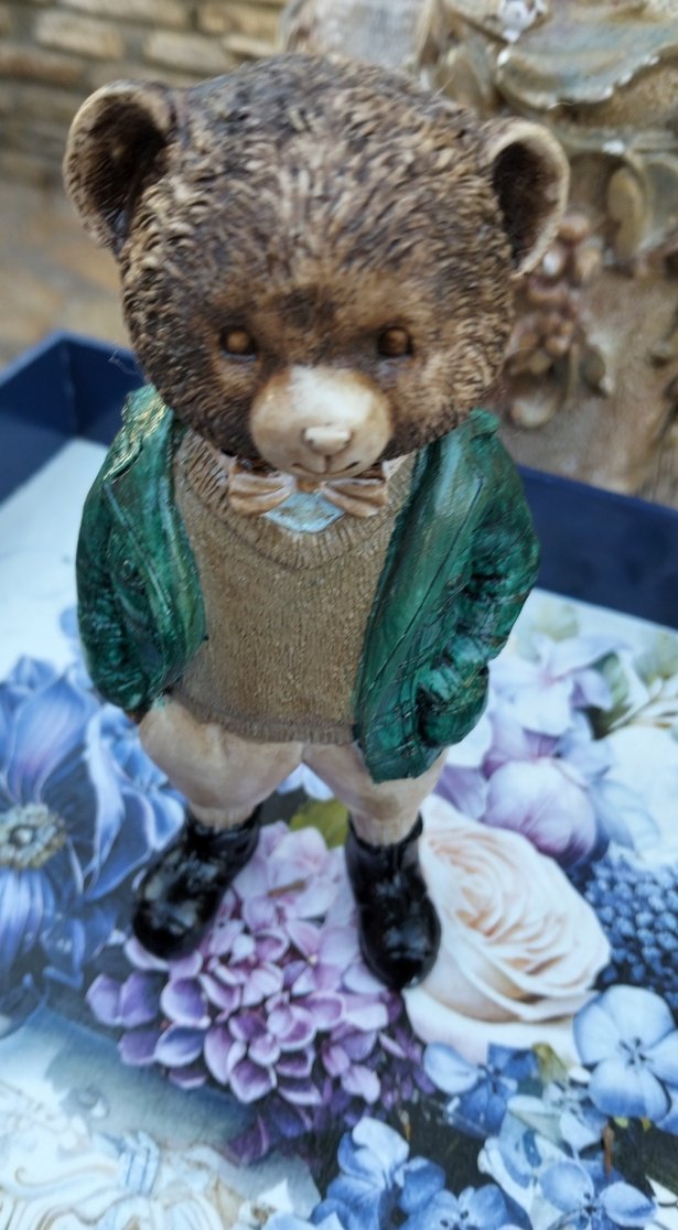 Koyu Kahverengi Ayı Figürü - Görsel 4