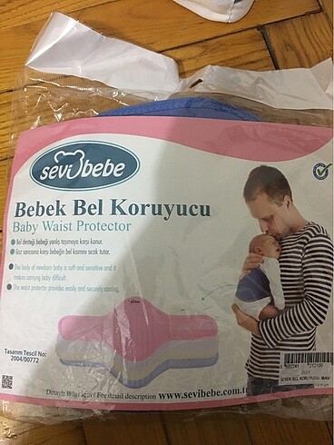 Bebek bel koruyucu mavi