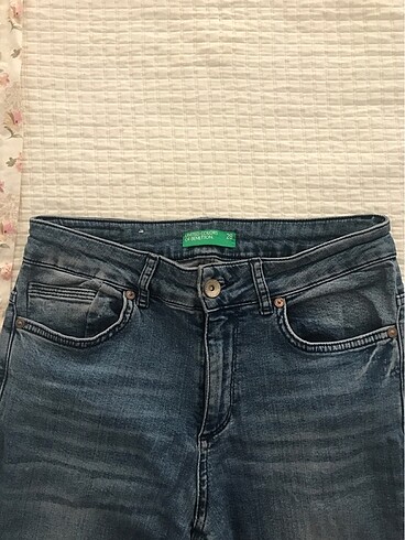 Benetton nakışlı jean