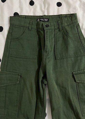 Haki kargo Pantolon - Görsel 3