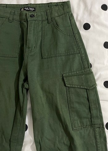 Haki kargo Pantolon - Görsel 2