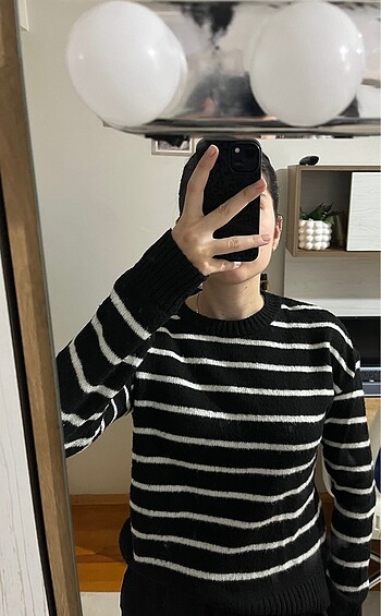 Çizgili kazak - Görsel 2