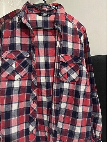 Unisex kareli gömlek - Görsel 3