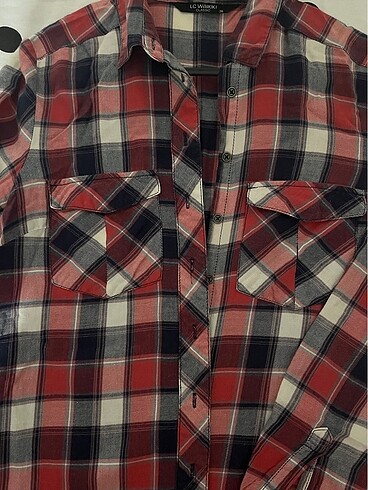 Unisex kareli gömlek - Görsel 5