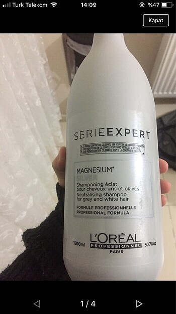 Loreal Paris Silver Mor Şampuan 250 ml