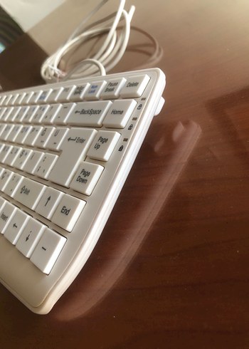 Goldmaster Mini Beyaz USB Kablolu Klavye - Görsel 2