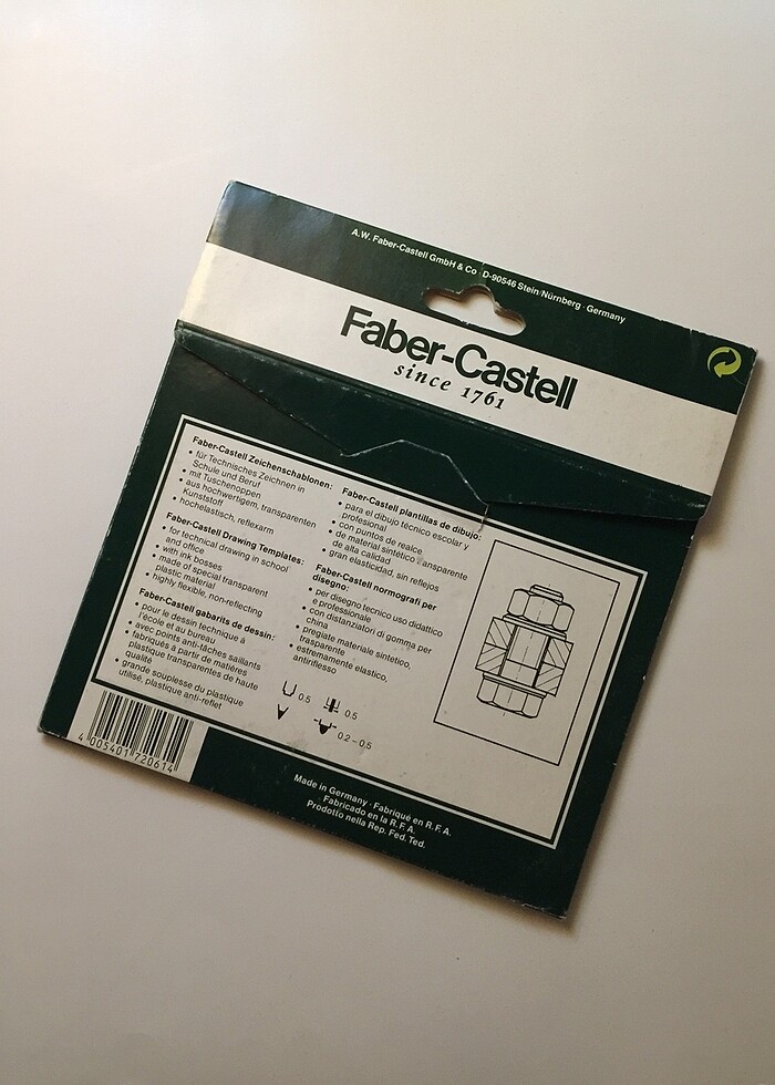 Faber Castell Somun Civata Şablonu - Görsel 4