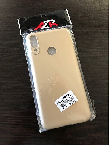 Sıfır Huawei Y7 2019 Kılıf Altın Rengi