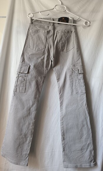 11-12 Yaş Beden gri Renk Unisex pantolon 