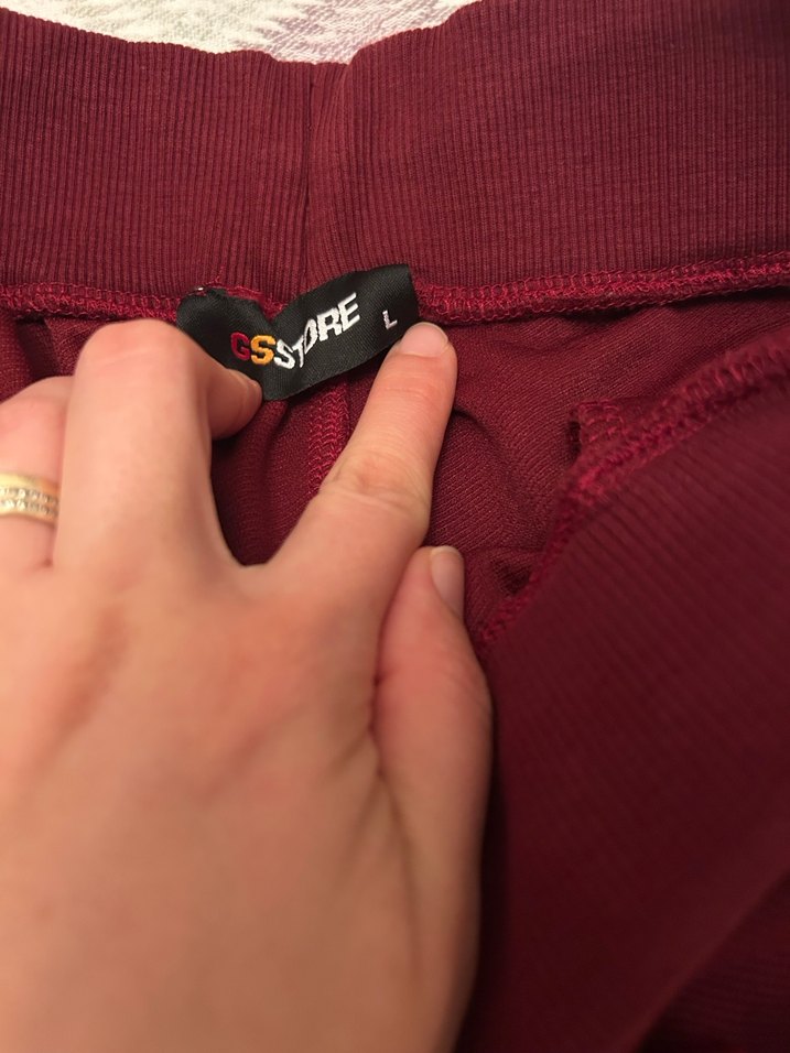 Bordo Kadın Rahat Kesim Eşofman Altı - Görsel 3