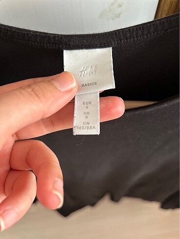 s Beden siyah Renk H&M Basıc Elbise