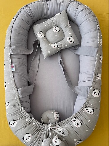 Gri panda lüx tasarım babynest