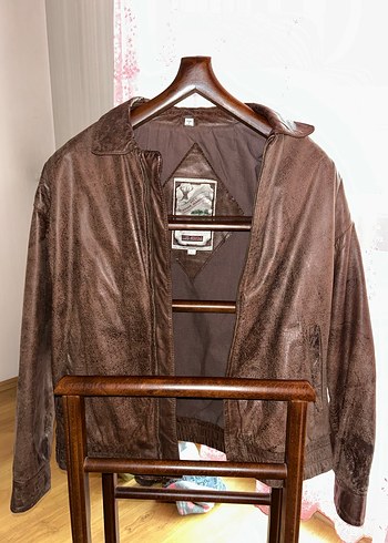 vintage deri ceket - Görsel 2