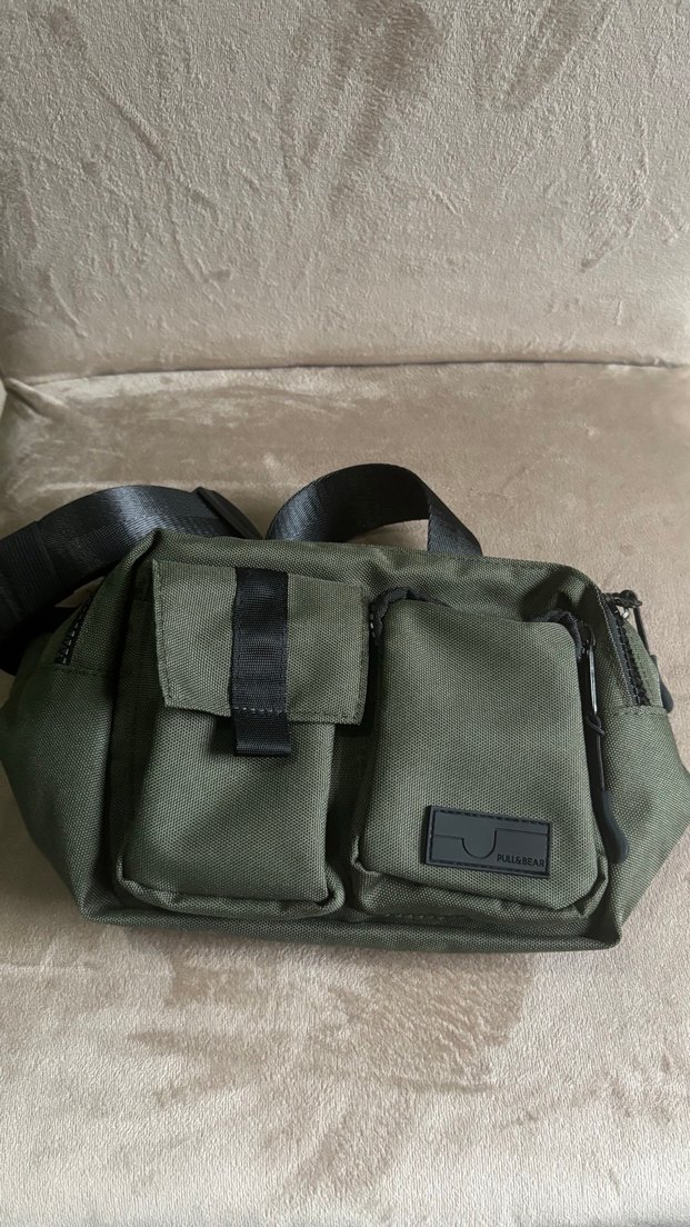 Kamuflaj Desenli Haki Bel Çantası - Görsel 2