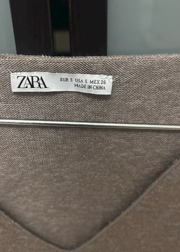 Bej V Yaka Kadın triko - Görsel 3