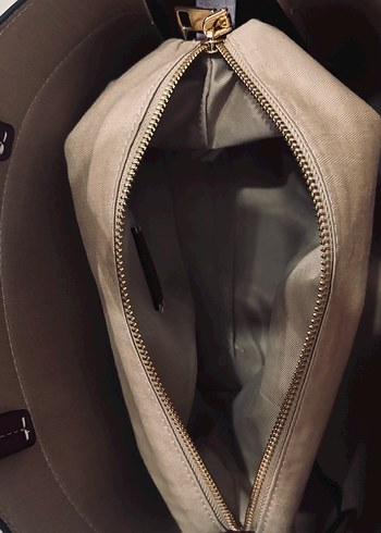 Bordo Deri Kadın Çanta - Görsel 4