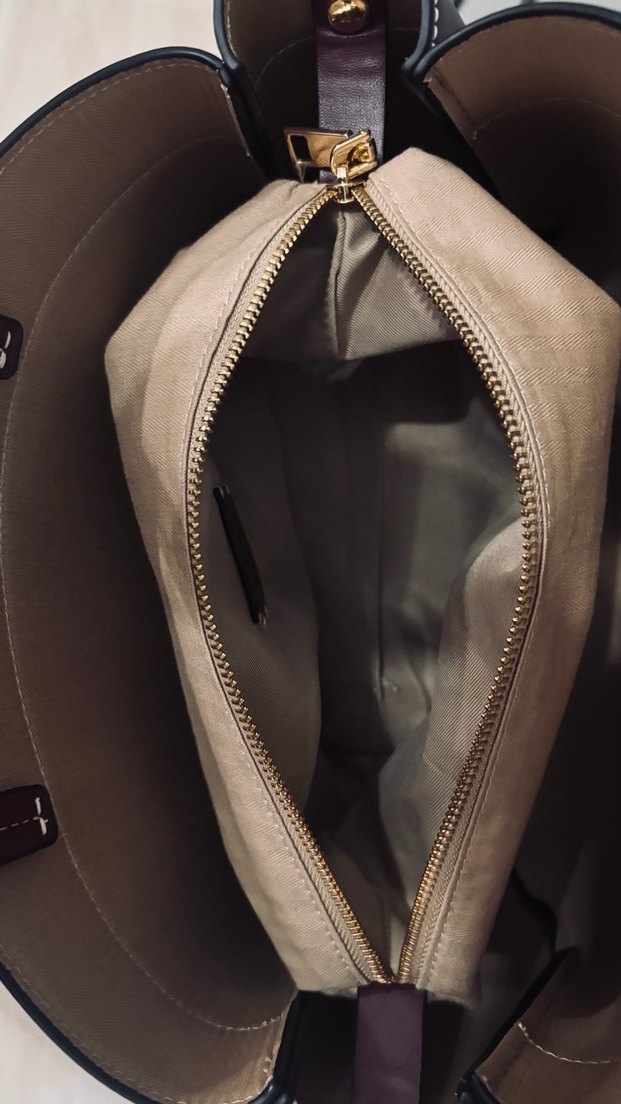 Bordo Deri Kadın Çanta - Görsel 4