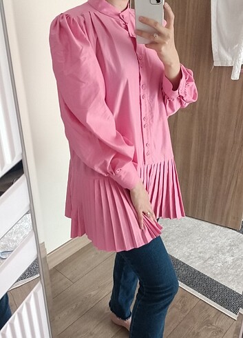 38 Beden pembe Renk Gömlek