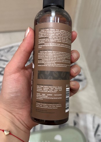 Diğer Coffee Therapy 2'si 1 Arada Saç ve Cilt Spreyi