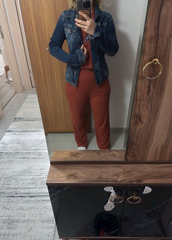 Mavi kot ceket - Görsel 4