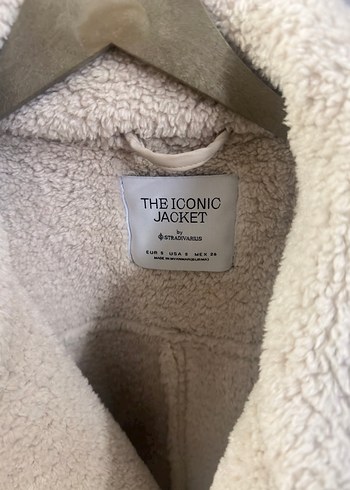 Kürk Detaylı Bej Süet Kadın Kışlık Ceket - Görsel 2